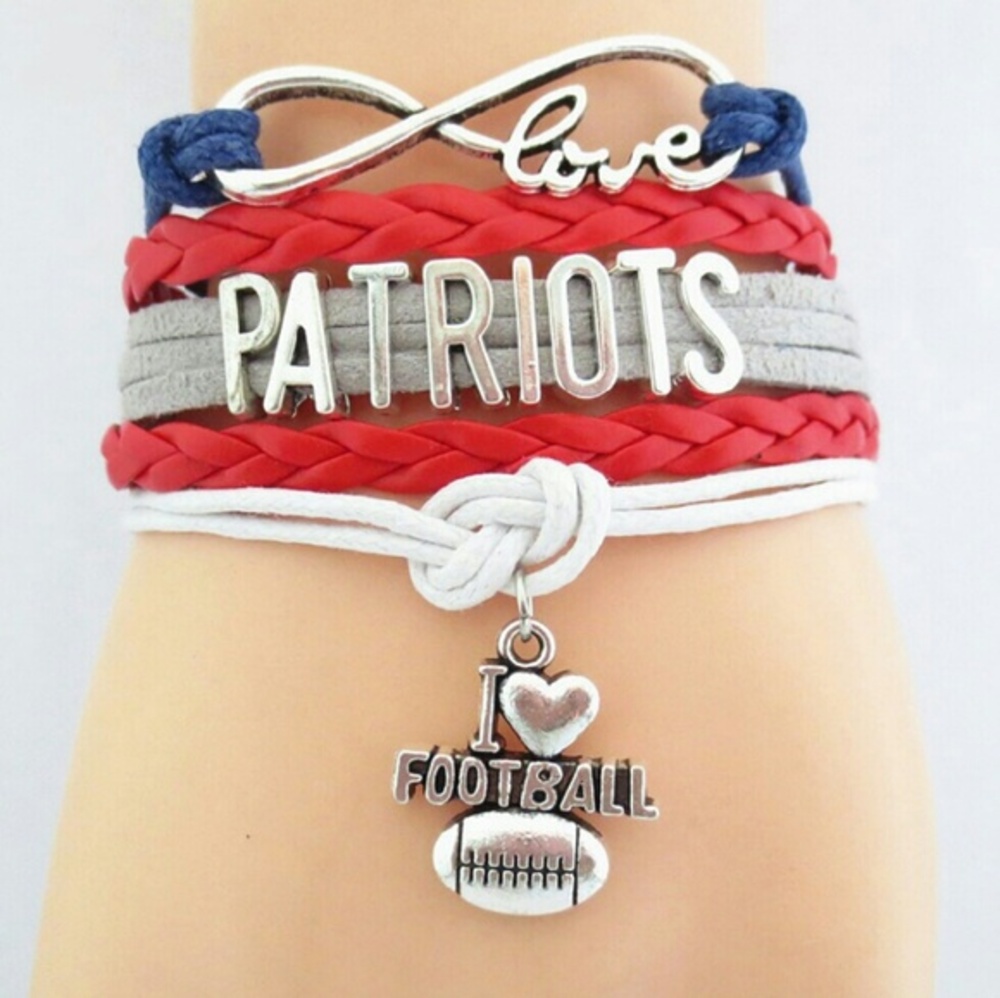 ANY 3- $10 infinity bracelets mix and match 
PATRIOTS football infinity bracelet